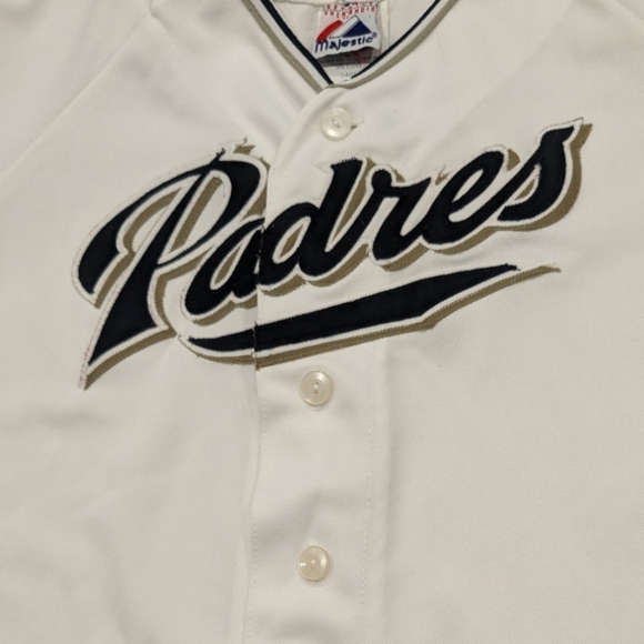 Vintage Majestic San Diego Padres MLB Jersey White size small Made in USA - Picture 2 of 9
